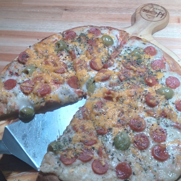 photo of Heaven Vegan Palermo Pizza americana shared by @zowwww on  24 Jul 2023 - review