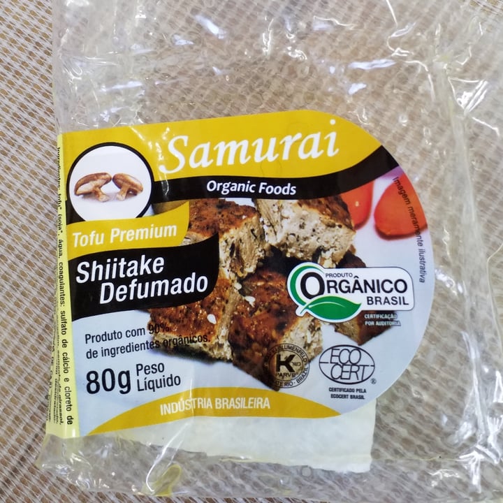 photo of Samurai Organic Foods Tofu com Shiitake defumado shared by @taniasantana on  01 Mar 2023 - review
