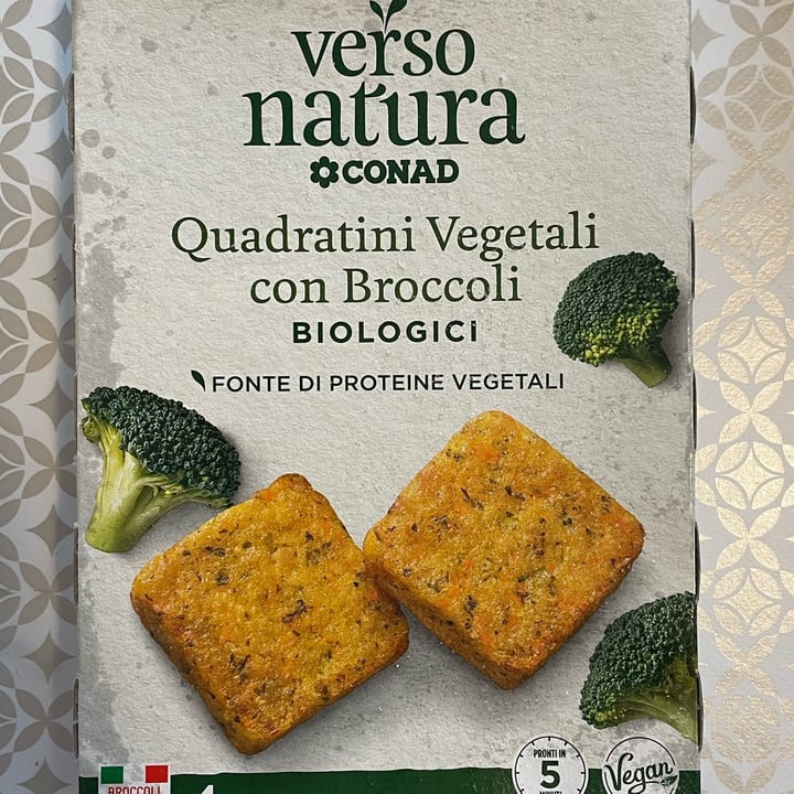 photo of Verso Natura Conad Veg Quadratini vegetali con broccoli biologici shared by @elisam05 on  02 Jan 2023 - review