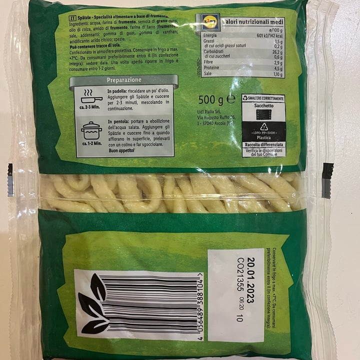 photo of Vemondo Vegane Spätzle shared by @curlyojam on  01 Feb 2023 - review