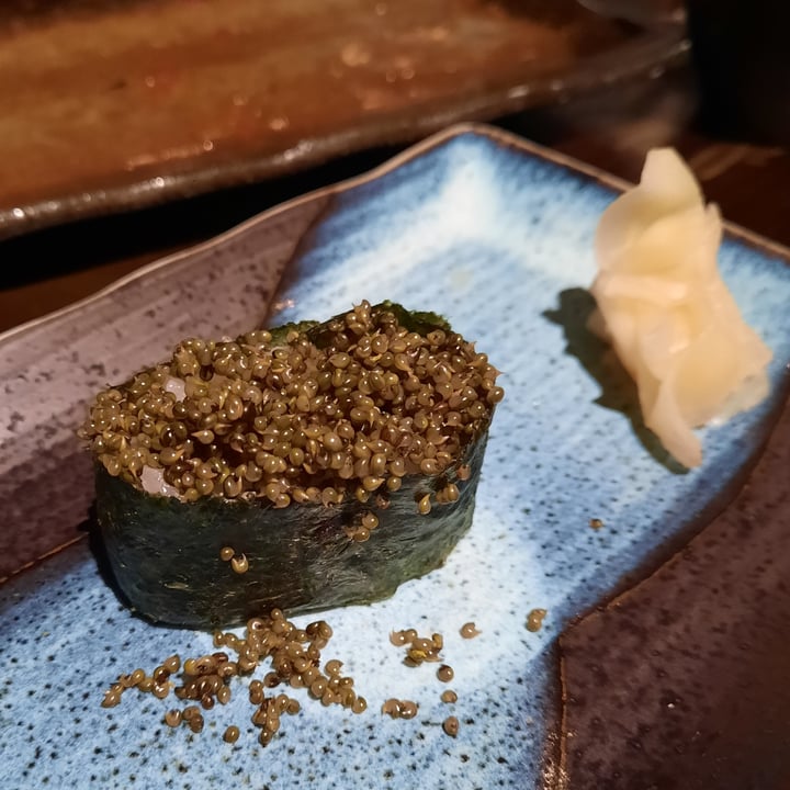 photo of Sushi Gonpachi Shibuya Vegetable Caviar Sushi shared by @linfoodhunts on  20 Apr 2023 - review