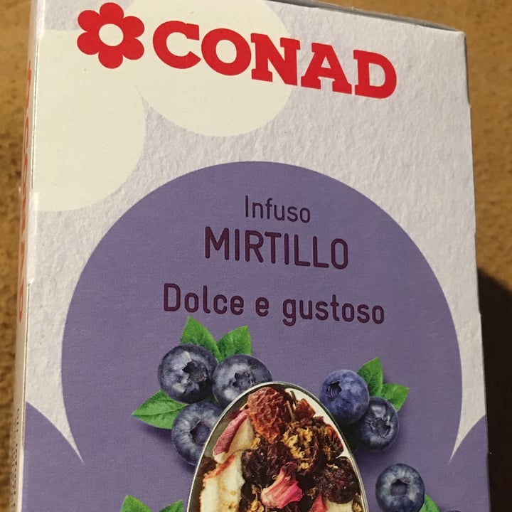 photo of Conad Infuso Mirtillo shared by @myriamjaelriboldi on  30 Apr 2023 - review