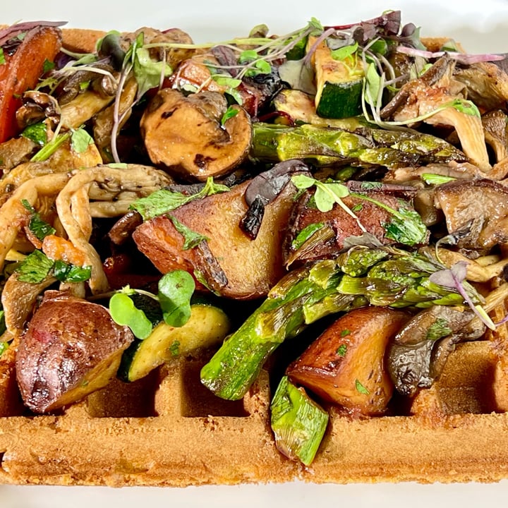 photo of The Sweet Hereafter Savory Waffle shared by @pdxveg on  21 May 2023 - review