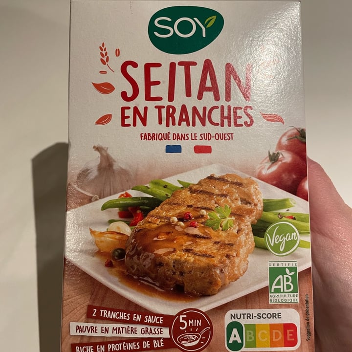 photo of SOY.FR Seitan en tranches shared by @angelicadilisi on  19 Jan 2023 - review