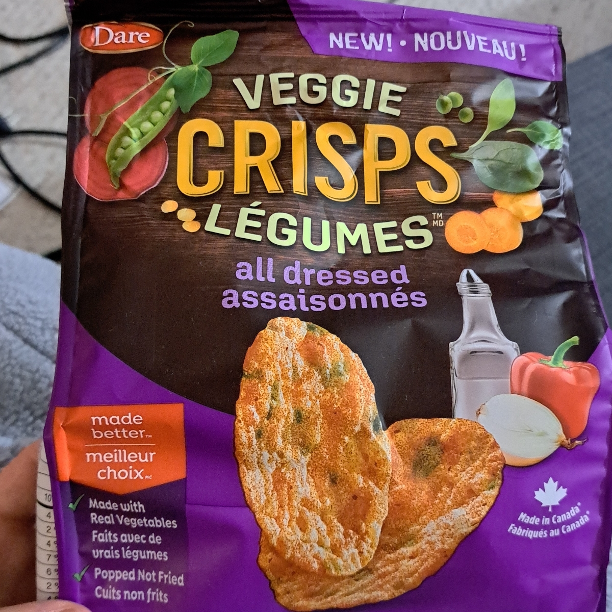 Dare Veggie Crisps All Dressed Reviews abillion