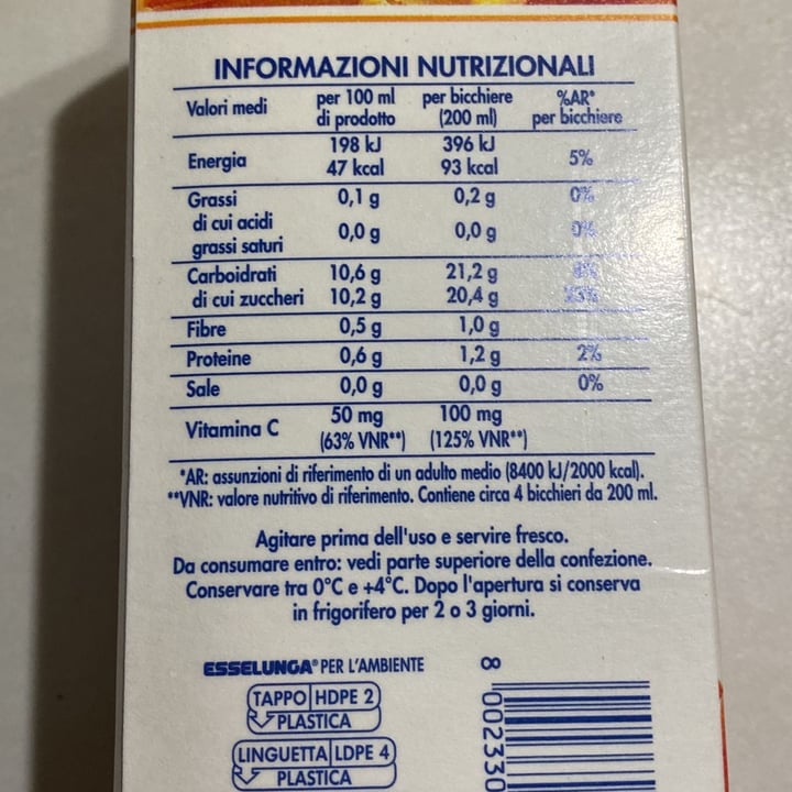 photo of Esselunga Le Spremute - 100% succo di arancia rossa shared by @goldy23 on  20 Mar 2023 - review