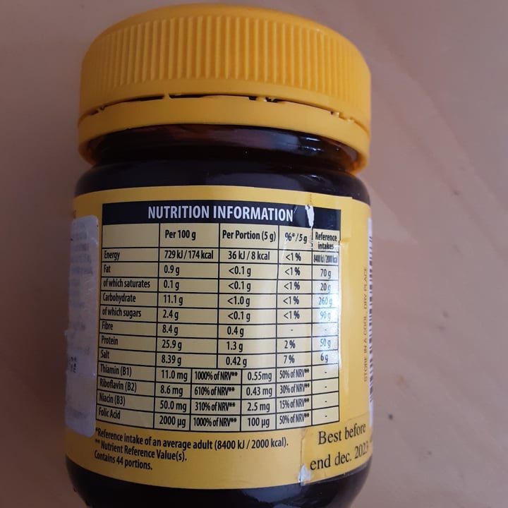 photo of Vegemite Yeast Extract Spread shared by @marialaurait on  24 Jan 2023 - review