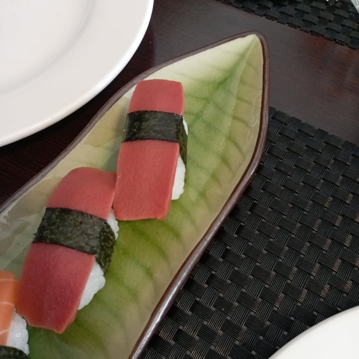 photo of Asia Fusion Sushi nigiri vegan tuna shared by @lagio on  06 Aug 2023 - review