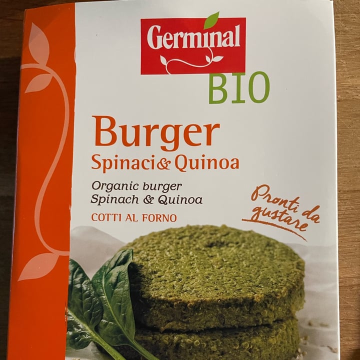 photo of Germinal Bio Burger spinaci & Quinoa shared by @simo70 on  20 Dec 2022 - review