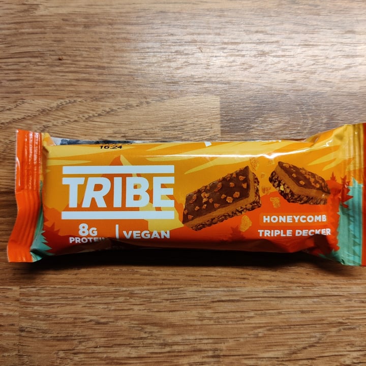 photo of Tribe  honeycomb triple decker shared by @enkelvegan on  22 Dec 2022 - review