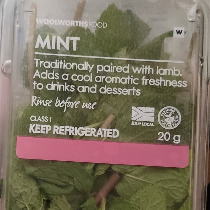 photo of Woolworths Food Mint herb shared by @space999sailor on  04 Apr 2023 - review