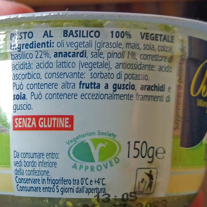 photo of Biffi che sugo pesto vegetale shared by @veguano on  01 May 2023 - review