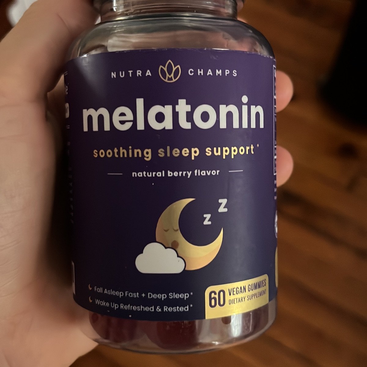 Melatonin from NutraChamps - Vegan Product Reviews & Ratings | abillion