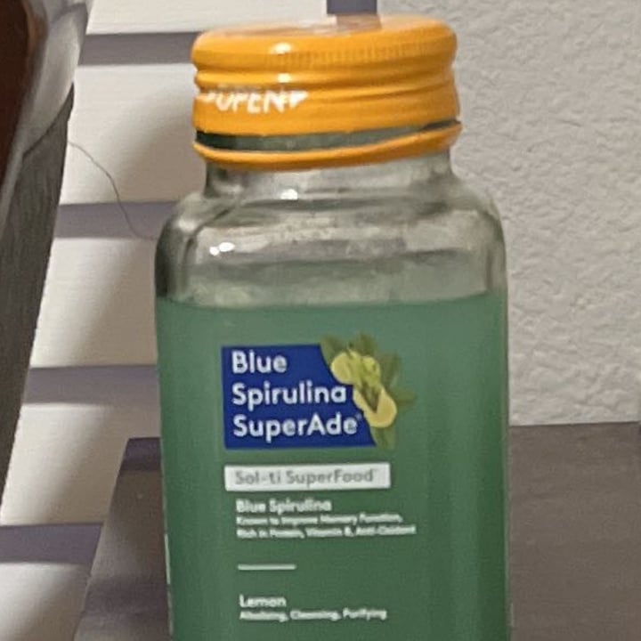 photo of Sol Ti Blue Spirulina SuperAde shared by @allcowsfeelpaingoveg on  06 Jan 2023 - review