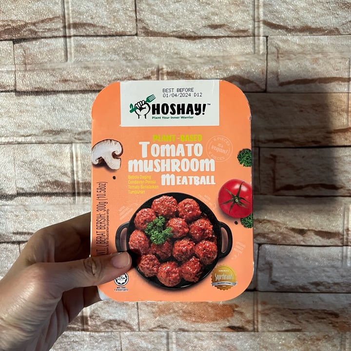 Hoshay Plant-based Tomato Mushroom Meatball Review | abillion