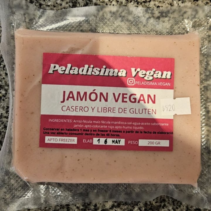 photo of Peladisima Vegan Jamón shared by @cassablancas on  21 Jun 2023 - review