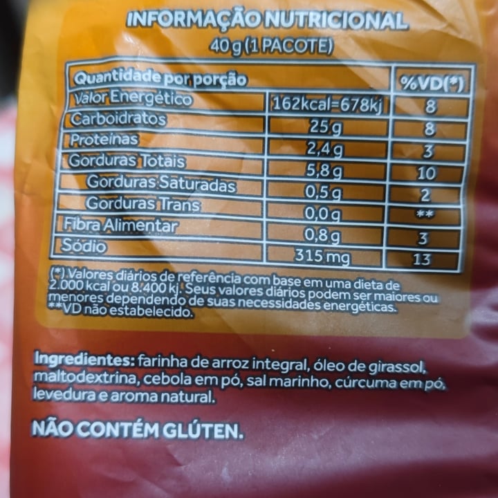 photo of crockfit Snacks de Arroz Integral Sabor Queijo shared by @samuelbmonteiro on  12 Feb 2023 - review