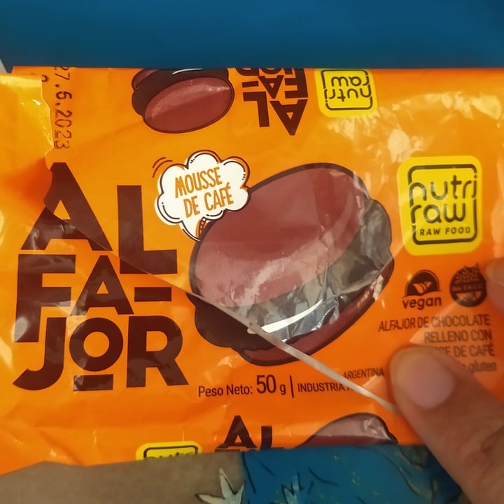 photo of Nutri raw Alfajor NutriRaw shared by @nicolini on  15 Aug 2023 - review