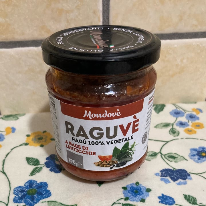 photo of Mondovè Ragù vegetale di lenticchie shared by @flasol on  20 Dec 2022 - review