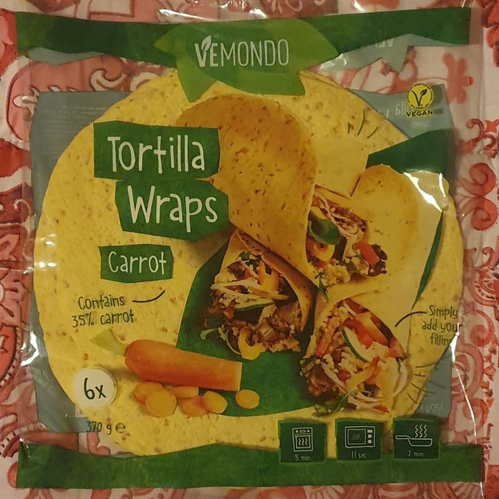 Vemondo Tortilla Wraps Carrot Review abillion
