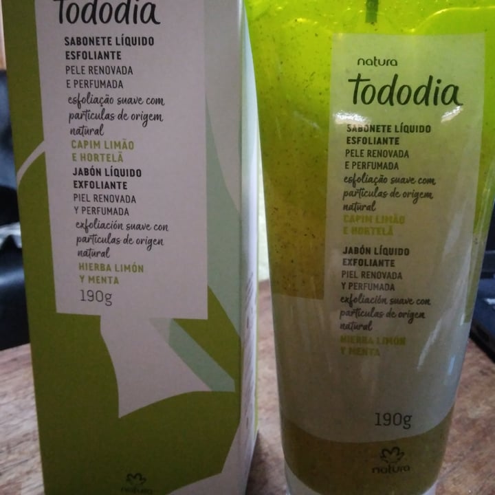 photo of Natura Jabon liquido exfoliante corporal hierba limon y menta Todo Dia shared by @sabry-mv on  21 Jul 2023 - review