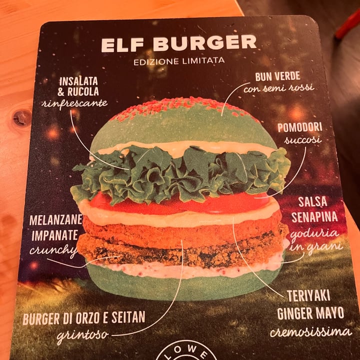 photo of Flower Burger Elf Burger LIMITED EDITION shared by @giuliazecchini on  28 Dec 2022 - review