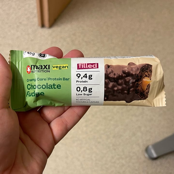 photo of Maxi nutrition Creamy Core Protein Bar Chocolate Fudge shared by @anneeinhorn on  23 May 2023 - review
