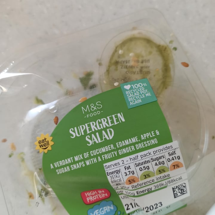 photo of Marks & Spencer Food (M&S) Supergreen salad shared by @wendyyoyo on  20 Apr 2023 - review