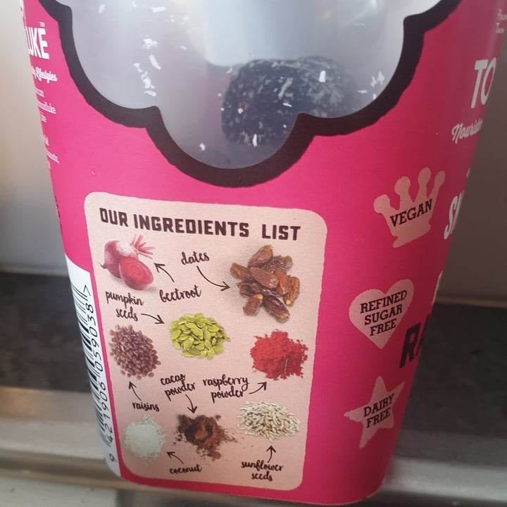 photo of Tom & Luke Fruit & Seed Snackaballs Beetroot Raspberry Brownie shared by @carolynw on  06 Feb 2023 - review