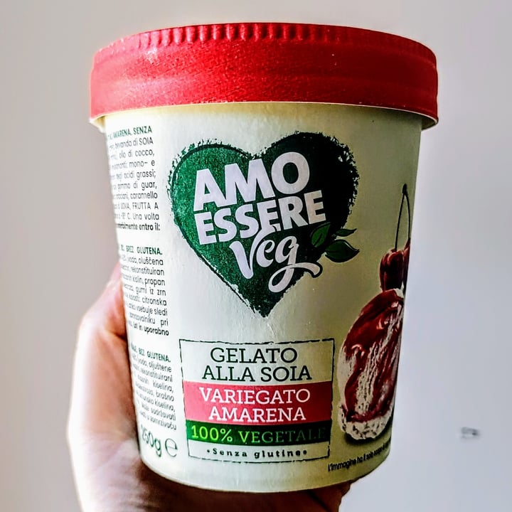 photo of Amo Essere Veg gelato alla soia variegato amarena shared by @rosemarino on  03 Aug 2023 - review