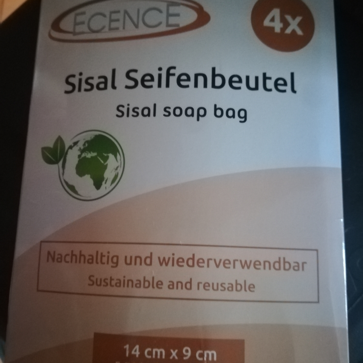 Sacchetti Per Sapone In Sisal - 4 Pezzi 14x9 Cm, Effetto Peeling, Senza Plastica