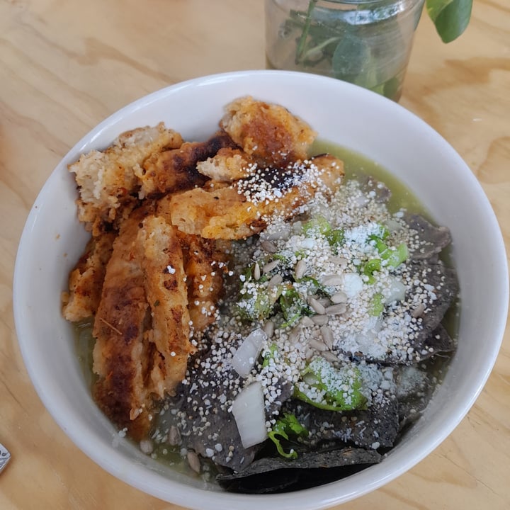 photo of Vegandru Chilaquiles Verdes shared by @omar0505 on  06 Mar 2023 - review