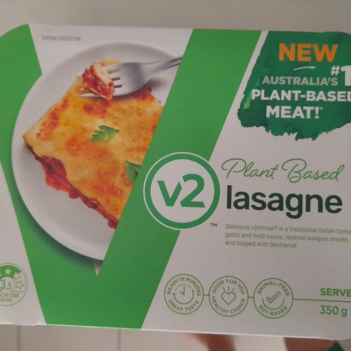 photo of V2 Food Plant Based Lasagne shared by @magdalenka on  14 Apr 2023 - review