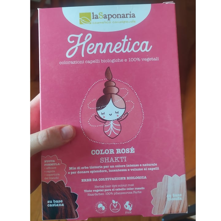 photo of La Saponaria Hennetica - Tinta vegetale color rosé - Shakti shared by @-chiara- on  19 Jul 2023 - review