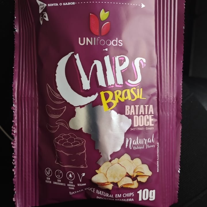 photo of UNIfoods Chips Brasil de Batata Doce shared by @anasouto on  16 Jan 2023 - review