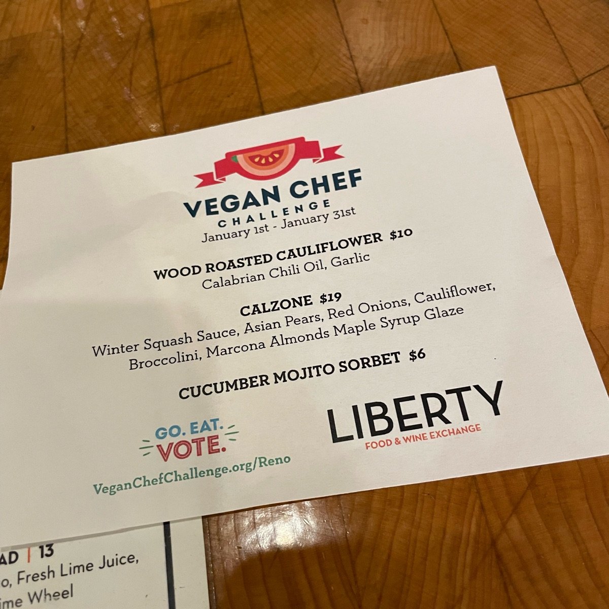 Liberty Food & Wine Exchange Cucumber Mojito Sorbet Reviews abillion