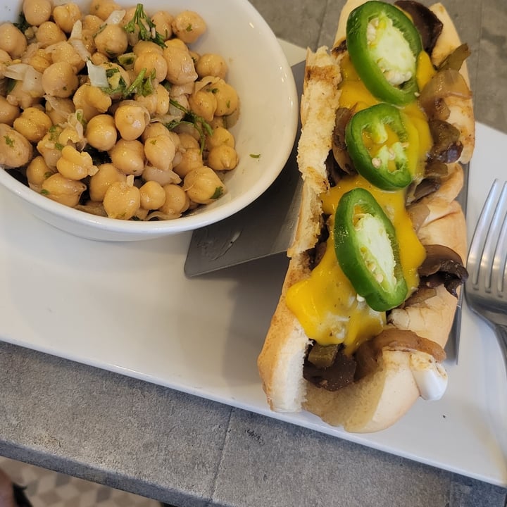 photo of The Vegetable Hunter- Vegan/ Vegetarian Cafe & Boutique Brewery Cheesesteak shared by @airybubz on  05 Aug 2023 - review