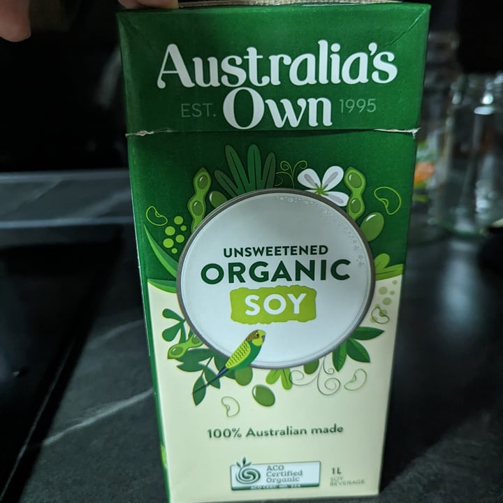 photo of Australia's Own Organic Soy Milk Unsweetened shared by @hongy on  27 May 2023 - review