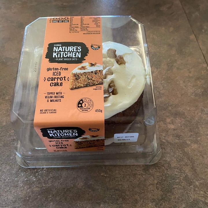 photo of Coles Nature's Kitchen Iced Carrot Cake shared by @suz14 on  13 Jul 2023 - review