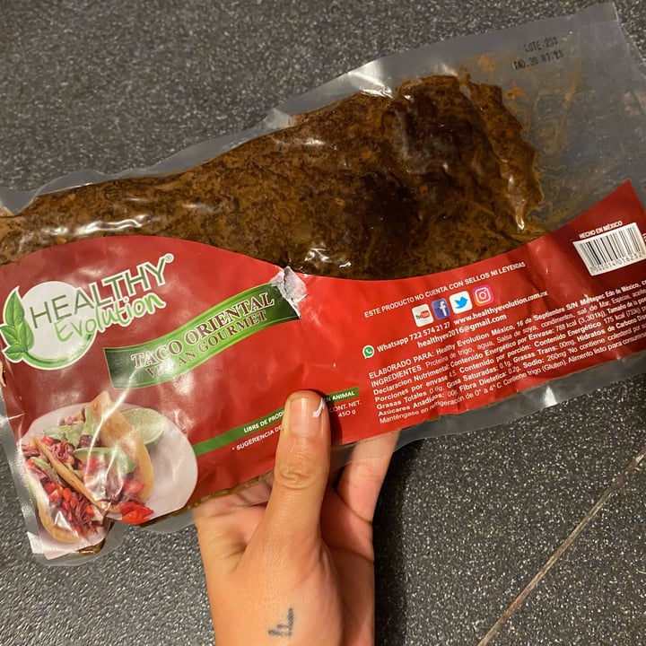 photo of Healthy Evolution Taco Oriental Vegan Gourmet shared by @andreabastien on  22 Jun 2023 - review