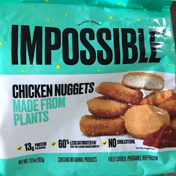 photo of Impossible Foods Chicken Nuggets shared by @wiskiemimigingy on  28 May 2023 - review