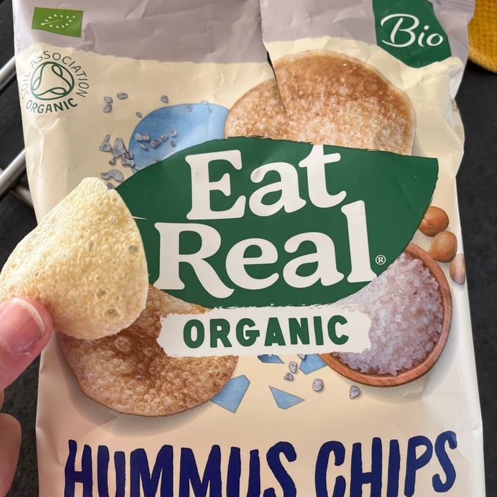 photo of Eat Real Hummus Chips Sea Salt shared by @crynorway on  08 Jun 2023 - review