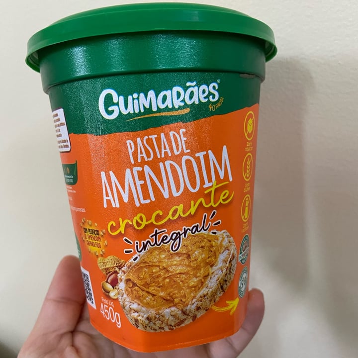 photo of Guimarães Pasta de Amendoim Crocante Integral shared by @saraalmeidabzr on  30 Jun 2023 - review