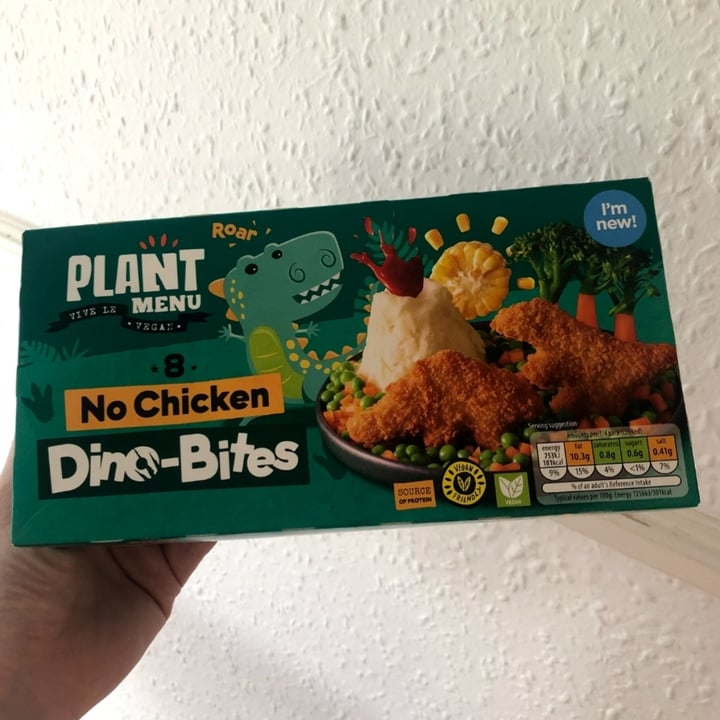 photo of Plant Menu No chicken dino-bites shared by @laurenmitchell on  25 May 2023 - review