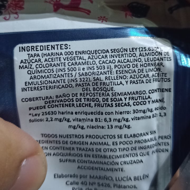 photo of Un Rincón Vegano Alfajor de Frutos del Bosque shared by @vikthor on  15 Jun 2023 - review