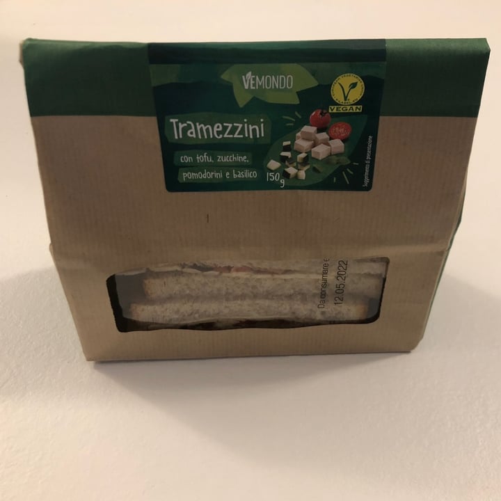 photo of Vemondo Tramezzini Con Tofu Zucchine Pomodorini E Basilico shared by @fladomitilla on  21 Apr 2023 - review