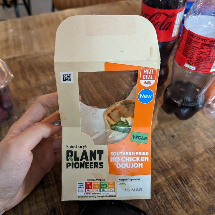 photo of Plant Pioneers Southern Fried No Chicken Goujon Wrap shared by @katchan on  12 Mar 2023 - review
