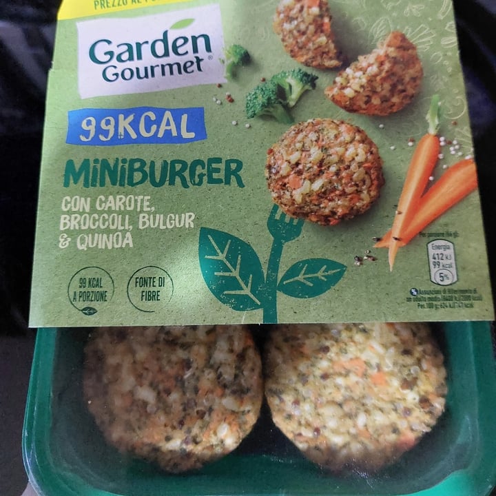 photo of Garden Gourmet Miniburger con Carote, Broccoli, Bulgur e Quinoa shared by @soniacol on  26 Apr 2023 - review