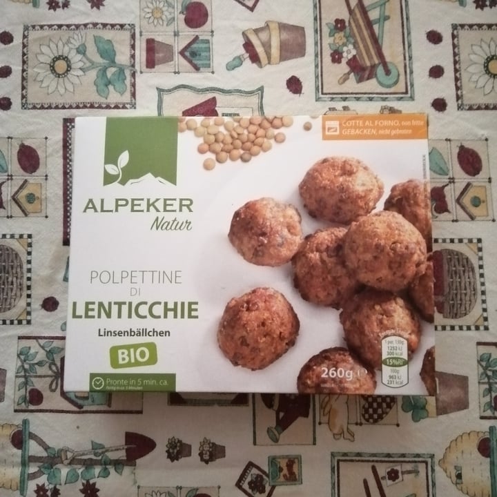 photo of Alpeker natur Polpettine di Lenticchie shared by @irxkit on  11 May 2023 - review