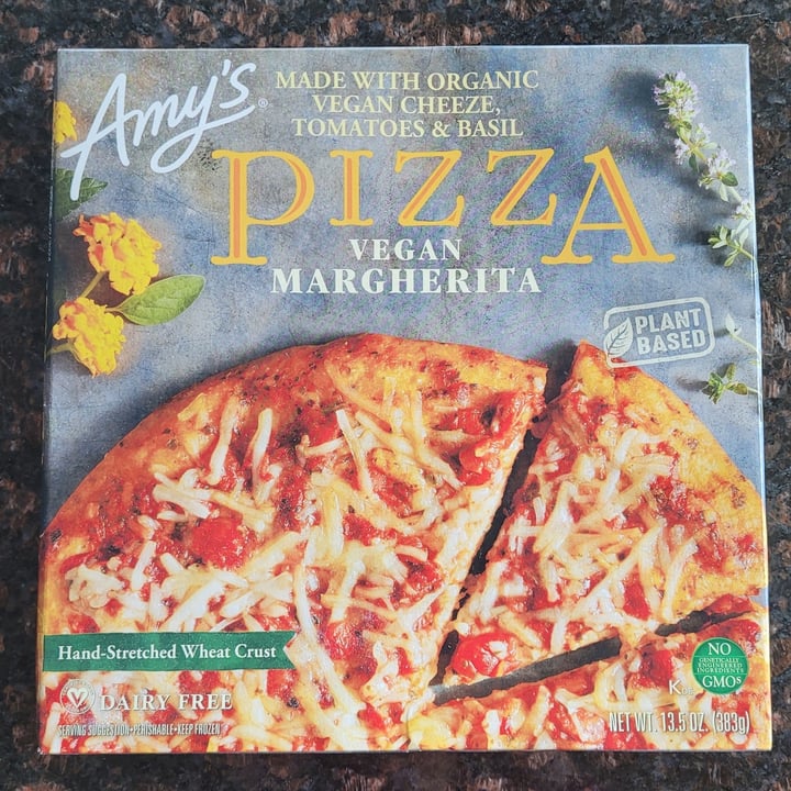 photo of Amy’s Pizza Vegan Margherita shared by @yourfriendjen on  11 Jan 2023 - review